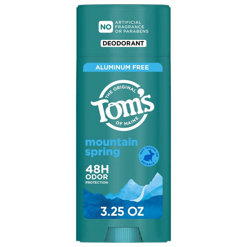 Natural Aluminum-Free Deodorant - Mountain Spring Scent, 3.25 oz