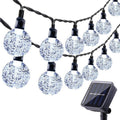 Outdoor Solar String Lights 35.6ft White Globe LED Waterproof with 8 Modes