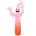 12ft Inflatable Ghost Halloween Yard Decoration with LED Lights - Waterproof & Easy Setup