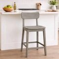 Torino Wood Counter Stool - Fallen Rock Color Finish