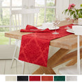 Lexington Table Runner 15" x 72" - Stain Resistant Red
