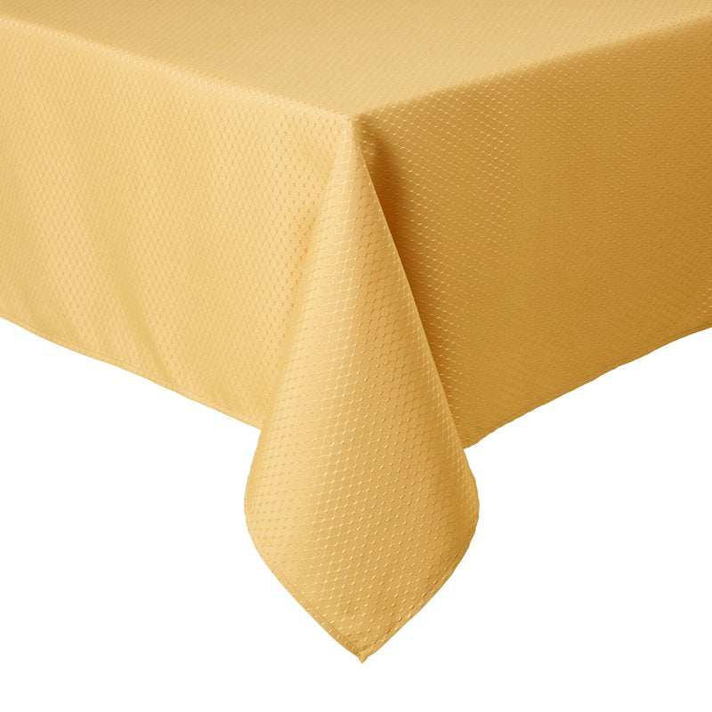 McKenna Tablecloth - Yellow, 60" x 144" - Water-Repellent & Stain-Resistant