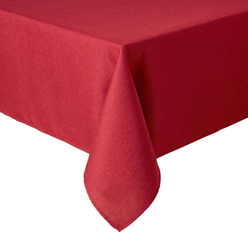 Elegant Red Tablecloth - 60" x 144" - Somers Collection