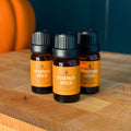 Pumpkin Spice Fragrance Oil Refill Set for Diffusers - Fall Scent, 3 Pack
