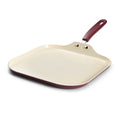 11-Inch Ceramic Nonstick Square Griddle - Easy Cleanup