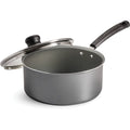 3-Quart Non-Stick Covered Sauce Pan - Steel Gray