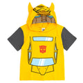 Transformers Bumblebee Toddler Hooded T-Shirt 4T Cosplay Costume Yellow