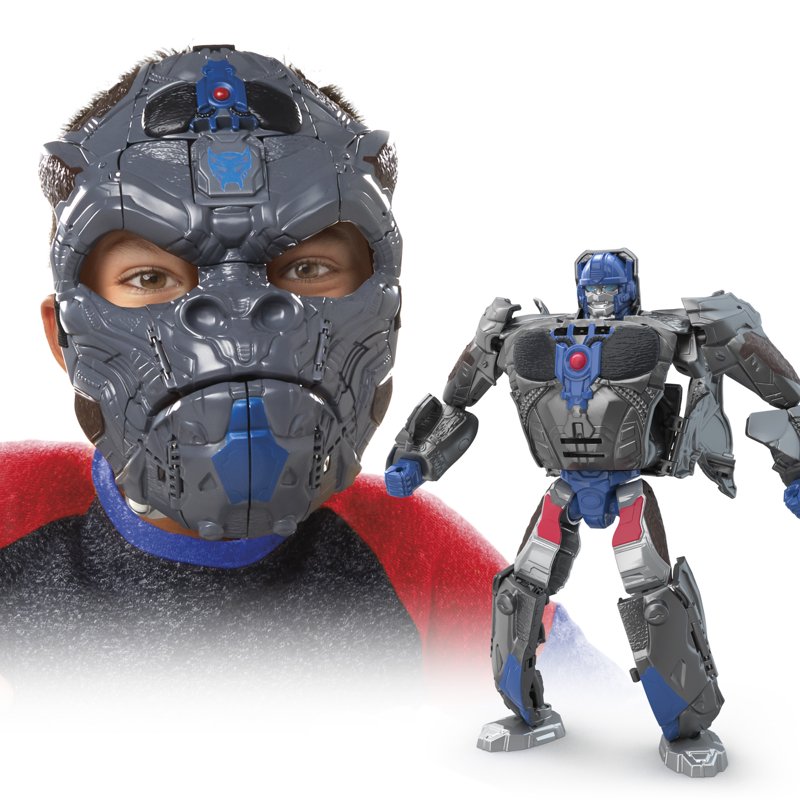 Transformers Rise of the Beasts Optimus Primal 2-in-1 Converting Mask Toy for Kids