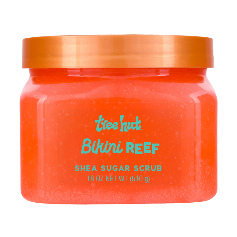 Bikini Reef Shea Sugar Body Scrub - Exfoliating & Moisturizing, 18 oz