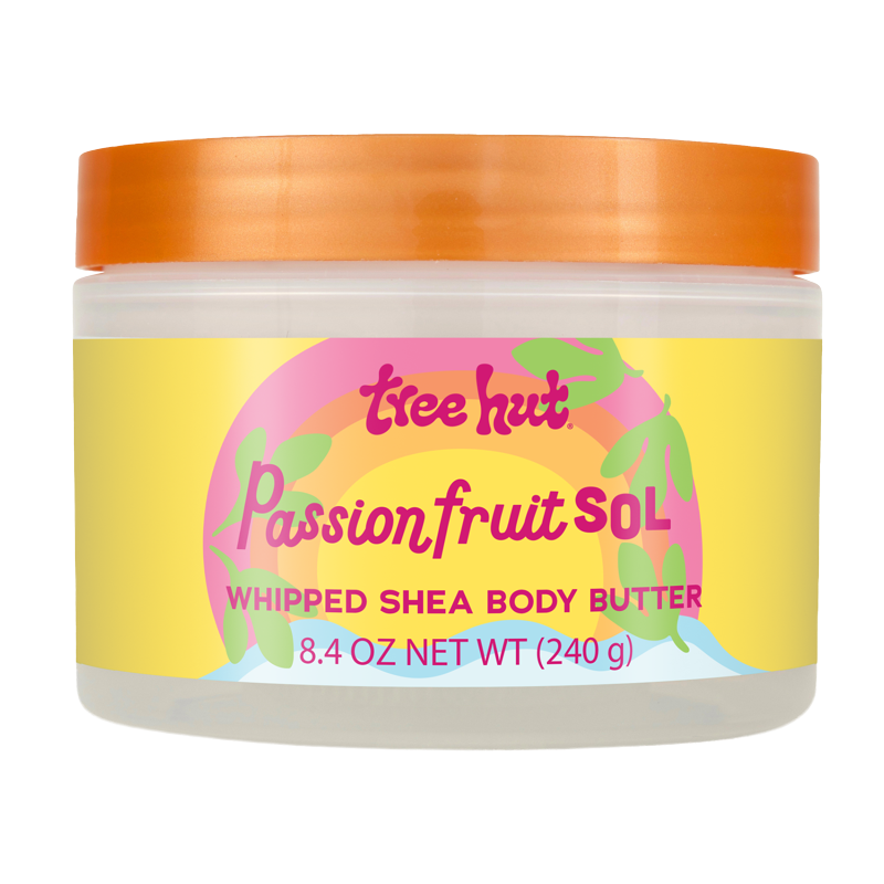 Passionfruit Sol Whipped Shea Body Butter - Lightweight Moisturizing Cream