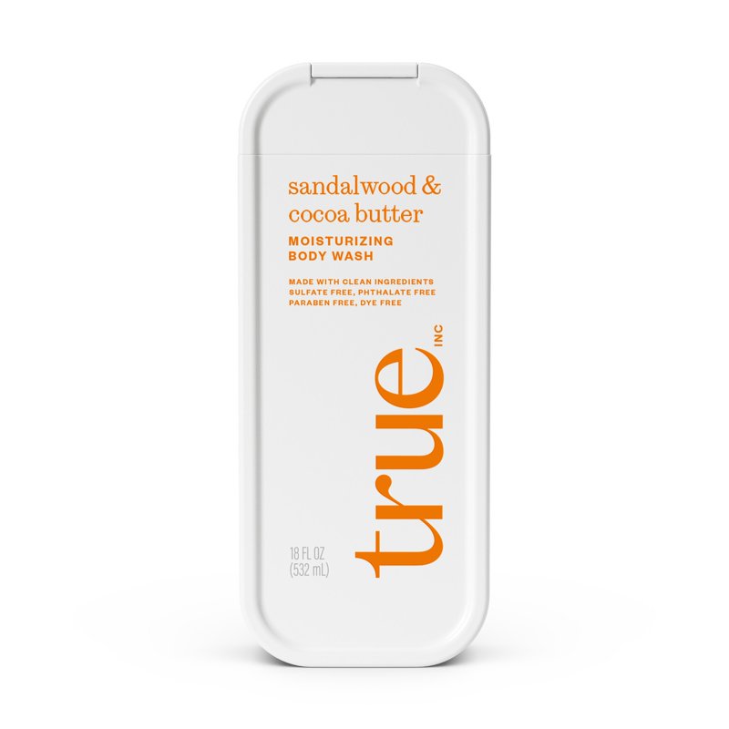 Sandalwood & Cocoa Butter Body Wash - Sulfate-Free Moisturizing Formula