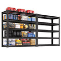 Heavy Duty Metal Storage Shelves 48W x 18D x 72H Garage Shelving Units - 2 Pack