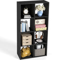 8-Cube Storage Organizer - Stackable Wood Shelf for Home Office