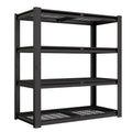 Heavy Duty Metal Storage Shelves - 40W x 20D x 60H Garage Shelving Units, Adjustable, Industrial Steel Rack