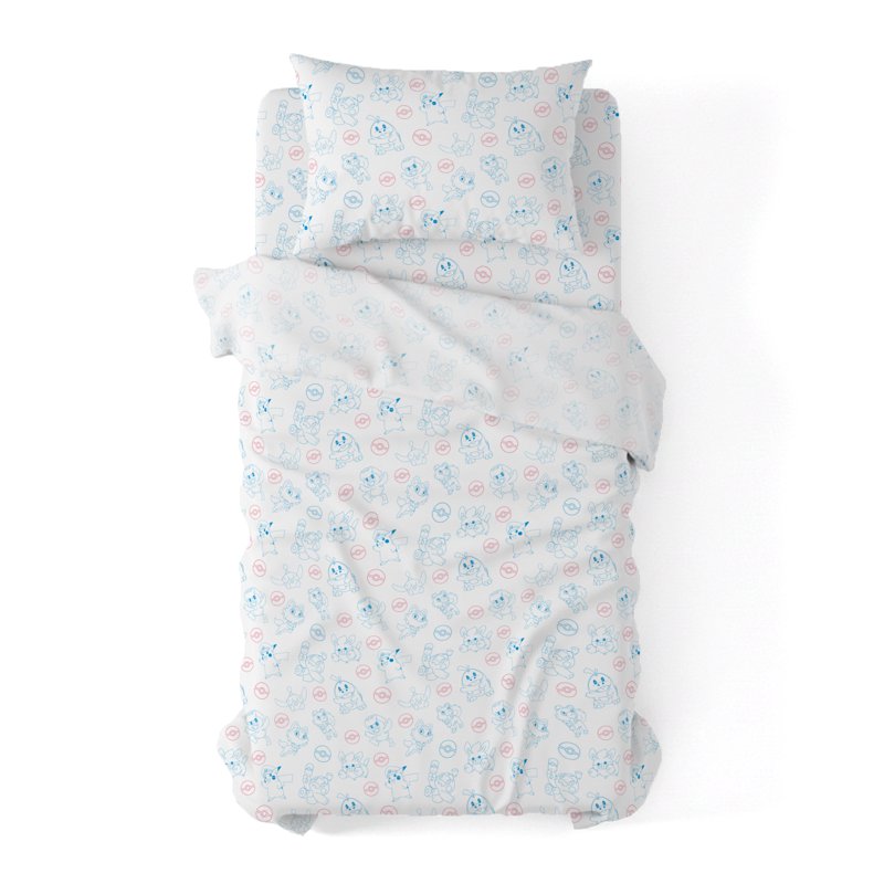 Pokemon On The Horizon Twin Sheet Set - 3 Piece Kids Bedding - Variation: Twin