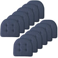 U-Shaped Memory Foam Chair Pad Cushion - 12 Pack, Denim