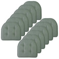 U-Shaped Memory Foam Chair Pad Cushion 12-Pack - Scuba