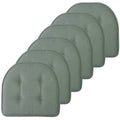 U-Shaped Memory Foam Chair Pad Cushion 6-Pack - Scuba