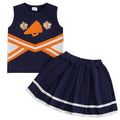 Toddler Girl Cheerleader Outfit Set - Shirt and Skirt Halloween & Sports