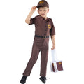 Kids UPS Delivery Driver Costume - Rubies Toddler Uniform with Cap & Tote Bag - S