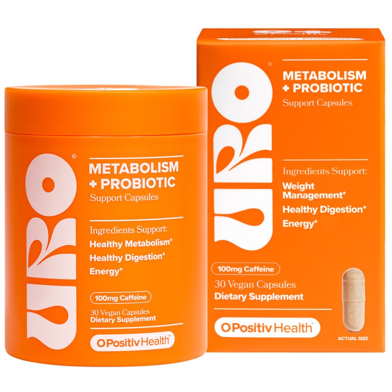 URO Metabolism Probiotic Capsules for Weight Management & Energy - 30 Count