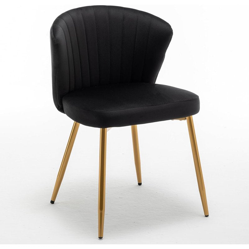 Modern Velvet Accent Chair - Trendy Armless Seat for Living Room & Bedroom