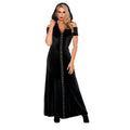 Women's Hooded Sorceress Costume Dress - Halloween Cosplay Outfit