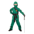 Child Ninja Costume - Green, Small Unisex Trick-or-Treat & Party Wear