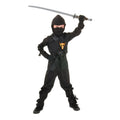 Kids Ninja Costume - Medium Unisex Black Dress Up Costume for Halloween & Parties (Variation of THIS listing: Black, 6-8)