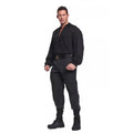 Men's Renaissance Pirate Shirt - Plus Size Black 2XL Costume Top