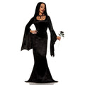 Gothic Long Velvet Dress for Women Halloween Vampire Witch Costume - Medium 8-10