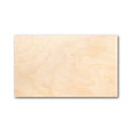 Unfinished Wood Rectangle Shape - 1/2 Inch Thick, 5 Inches - DIY Craft Material