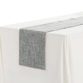 Solid Color Table Runner - Grey 12" x 83" Linen Tablecloth