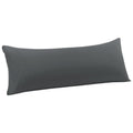 Microfiber Body Pillow Cover 20x54 Grey - Breathable & Soft Bedding