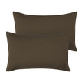 Microfiber Pillowcases 2-Pack - Standard Size, Brown - Breathable & Soft
