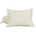 Toddler Pillow Sham 2-Pack 12x16 Off-White Microfiber Pillowcases
