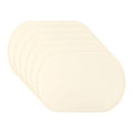 Silicone Placemats - 6 Pack, Milk White, 15" x 10"