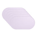 Silicone Placemats – 6 Pack for Kitchen Dining Table, Purple 21" x 11"