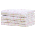 Pink Hand Towels Set - Soft Absorbent 14x28 Inches, 4-Pack