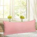 20x48 Pink Cotton Zippered Body Pillow Cover - Egyptian 100% Cotton