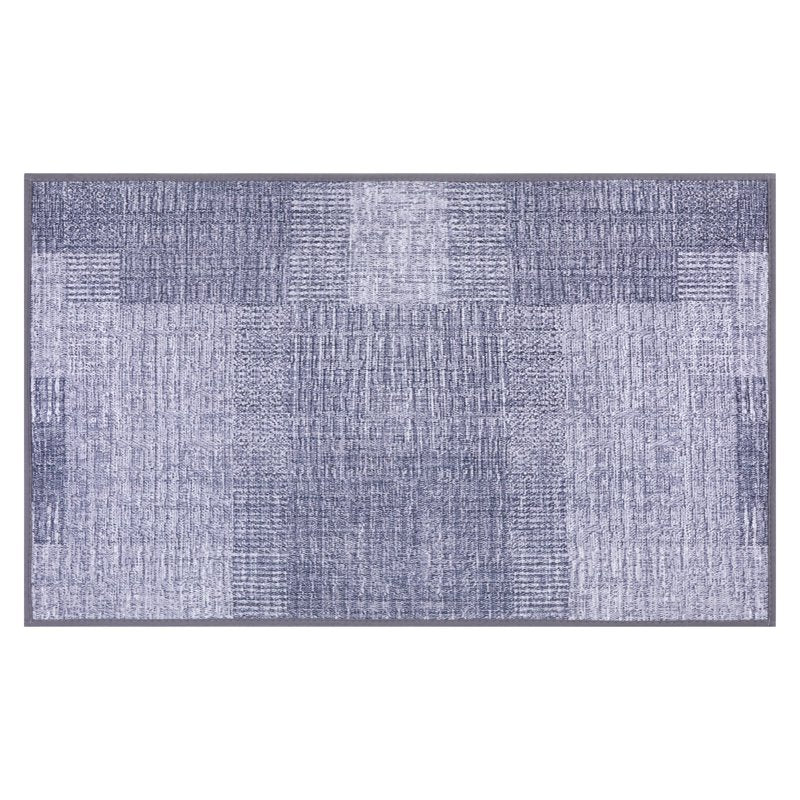 Grey Absorbent Bath Floor Mat 20x32 Inches - Quick Dry & Non-Slip