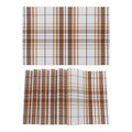 Washable Orange Placemats Set of 6 for Kitchen Dining Table