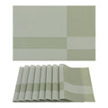 Set of 8 Green Placemats - Kitchen Table Decor