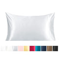 Silk Pillowcase for Hair and Skin - Queen, Silver Gray, 19 Momme, 350 Thread Count