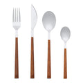 Stainless Steel Mirror Polished Silverware Set - 4 Pcs