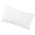 Water-Resistant Throw Pillow Cover 12x20 White Chenille Home Decor