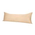 Silky Satin Body Pillow Cover 21x54 Inches Zippered Champagne - Soft & Breathable