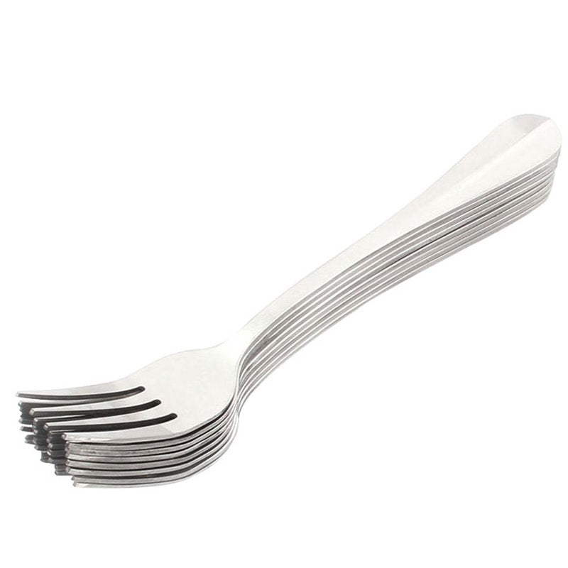 Stainless Steel Dinner Forks - 10 Pcs, 7 Inch Salad Forks