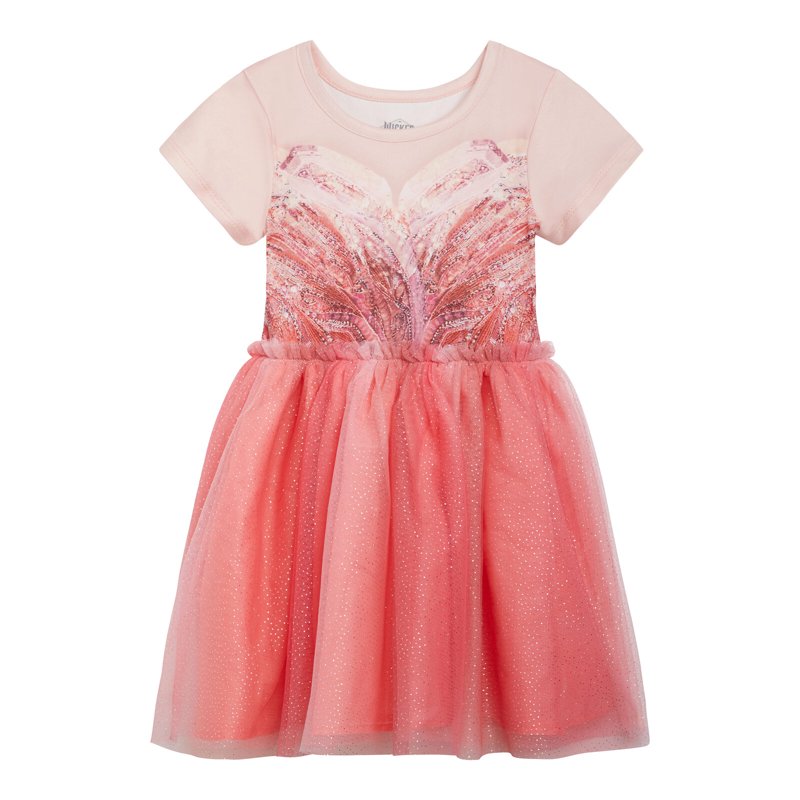 Pink Glinda Costume Dress for Toddlers & Kids - Wicked Cosplay Outfit Variation of 5T