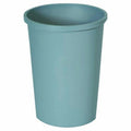 Large Round Plastic Waste Bin - 11 Gallon - Gray - Bundle of 2